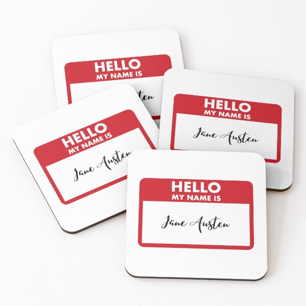 Item preview, Hello My Name Is Jane Austen designed and sold by Saw This and I Thought of You.