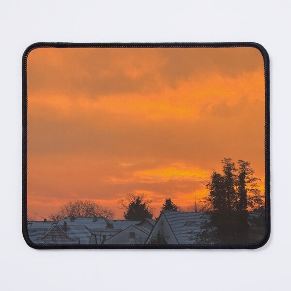 Item preview, Snowy Horizon in Orange designed and sold by Sunnymochi13.