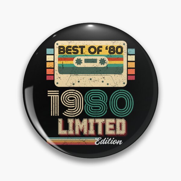 Item preview, Best Of 1980 Limited Edition Retro Cassette Vintage Birthday Gift designed and sold by MixedVibes Co..