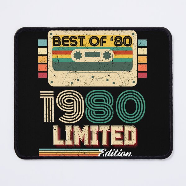 Item preview, Best Of 1980 Limited Edition Retro Cassette Vintage Birthday Gift designed and sold by MixedVibes Co..