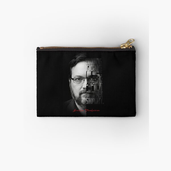 Item preview, Brandon Sanderson Split Face Quote Poster designed and sold by Enea Kelo.