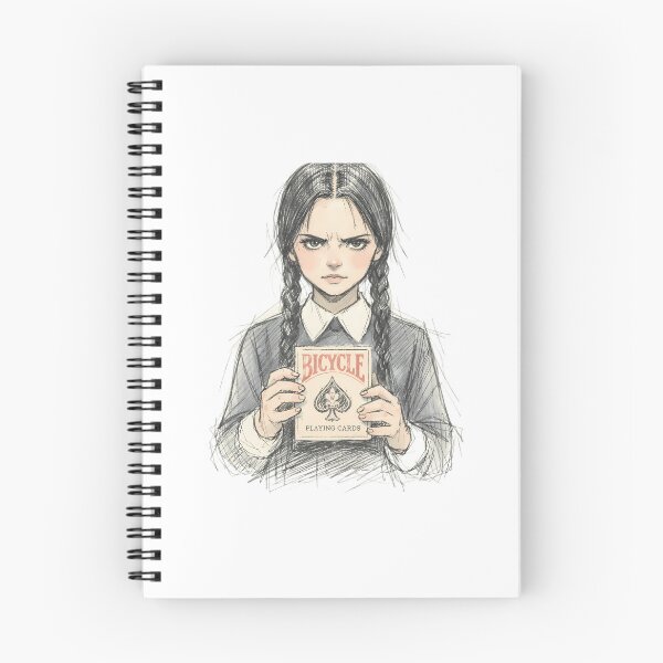 Item preview, GOTH GIRL WITH PLAYING CARDS designed and sold by LIS AND MELIVERSO.