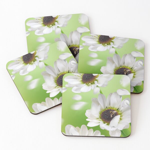 Item preview, Spring Flowers - Showers of White Daisies and Petals designed and sold by ABG Inspirational Art.