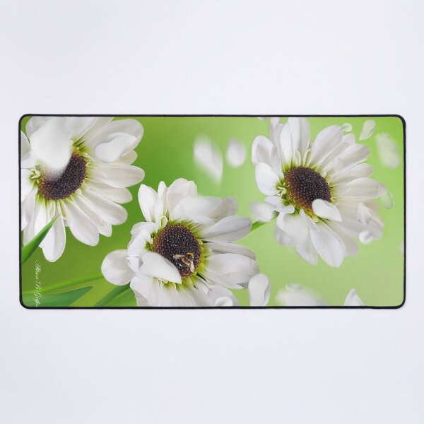 Item preview, Spring Flowers - Showers of White Daisies and Petals designed and sold by ABG Inspirational Art.