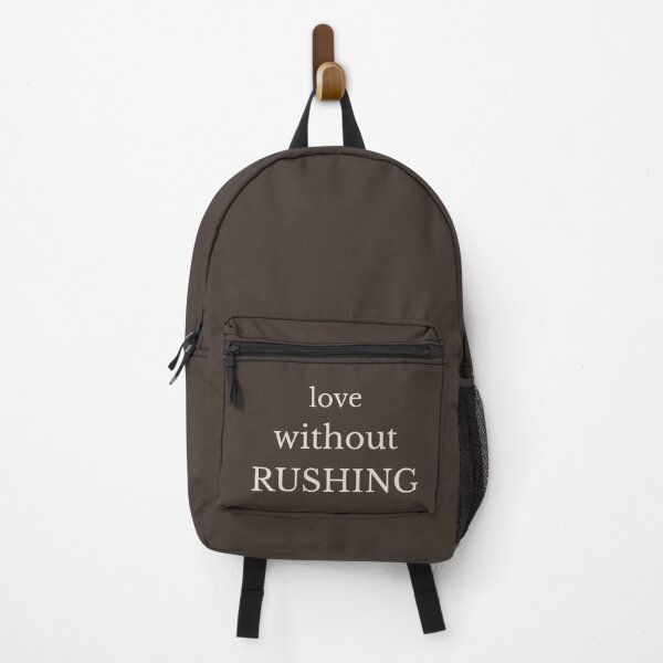Item preview, Love Without Rushing Minimalist Relationship Quote designed and sold by Minimalist Typography.