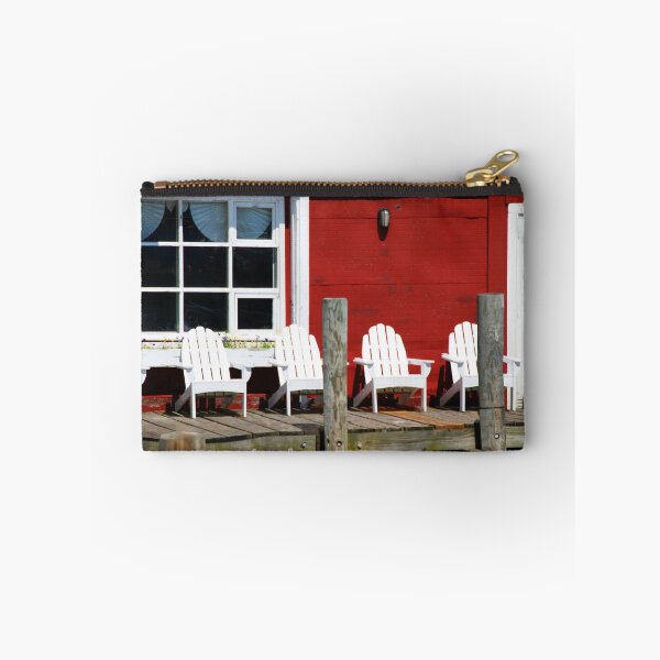 Item preview, Adirondack chairs on the dock in Greenport, New York  designed and sold by Michael Brewer.