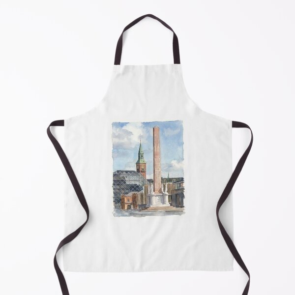 Item preview, Copenhagen - the Liberty Memorial - Watercolor designed and sold by Gene Lvov.