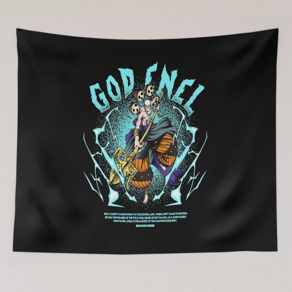 Item preview, God Enel One Piece Anime Manga Sky Island Rumble designed and sold by JTravisDesigns.