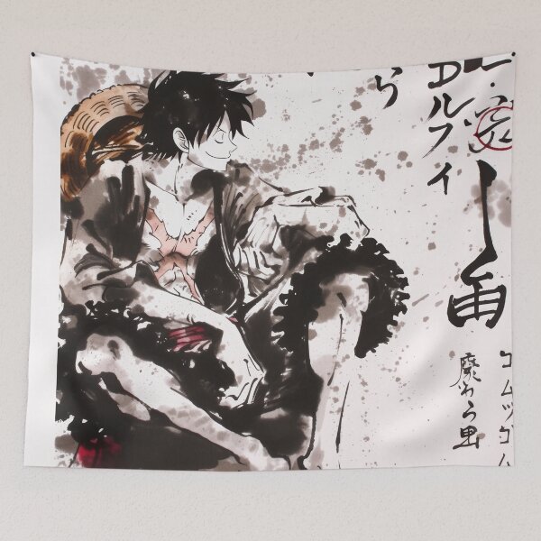 Item preview, Luffy Sumi-e  designed and sold by AnimeArsenalPrints.