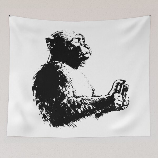 Item preview, Walkman Monkey Meme designed and sold by ShopDesignBR.