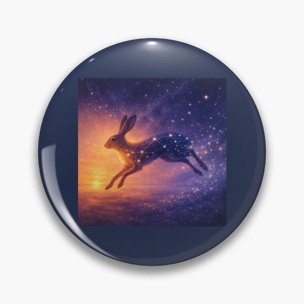 Item preview, Brown Hare – Celestial Run Star Constellation Art designed and sold by GeoWild Designs.
