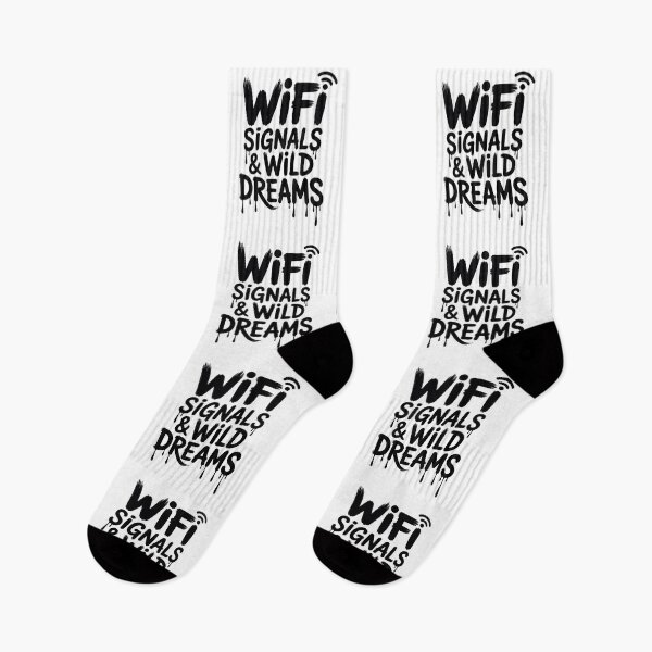 Item preview, WiFi Signals & Wild Dreams - Urban Graffiti Typography designed and sold by LockjowArt.