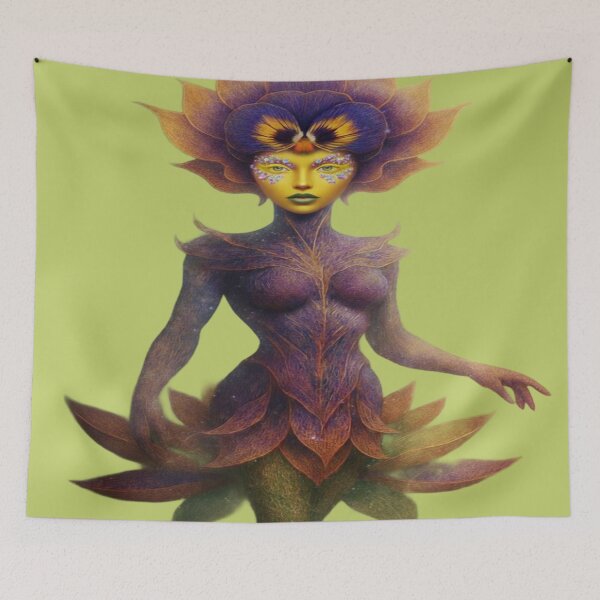 Item preview, Blooming Spirit The Flower Humanoid designed and sold by Ecosetereos.