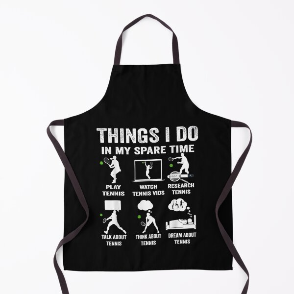 Item preview, Things I do in my spare time hobby Tennis lover funny designed and sold by MerchDeviant.