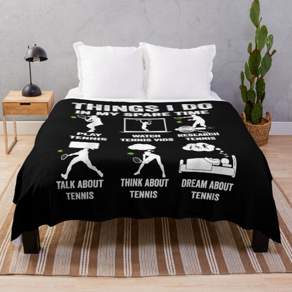 Item preview, Things I do in my spare time hobby Tennis lover funny designed and sold by MerchDeviant.