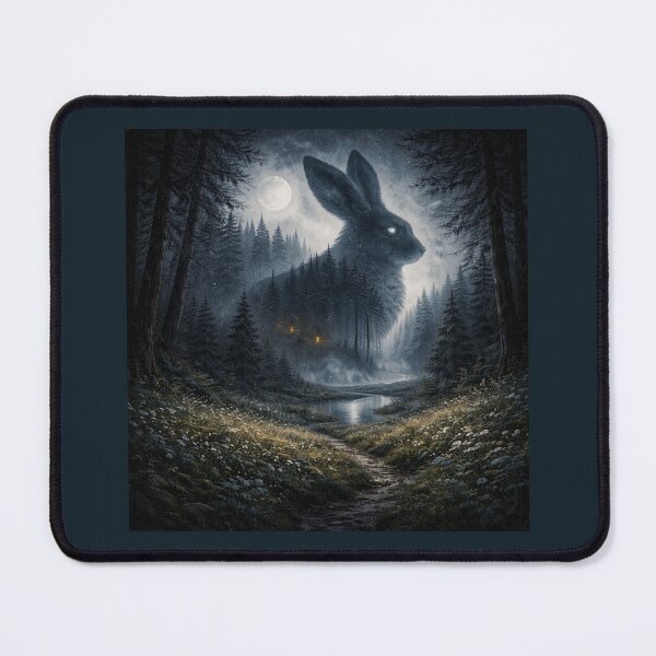 Item preview, Hare Without a Hare — Dawn Meadow Silhouette designed and sold by GeoWild Designs.