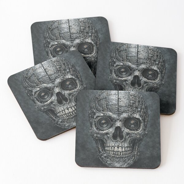 Item preview, CYBORG SKULL designed and sold by VlodArt.