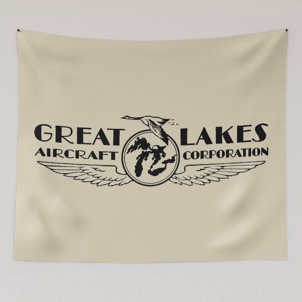 Item preview, Great Lakes Aircraft Corporation Vintage Aviation Logo designed and sold by MilitaryMart.