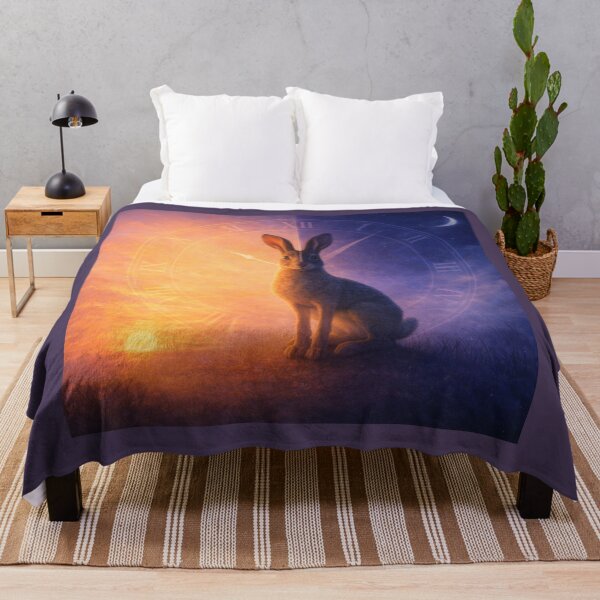 Item preview, Brown Hare – Stillpoint of Time | Liminal Twilight Wildlife Art designed and sold by GeoWild Designs.