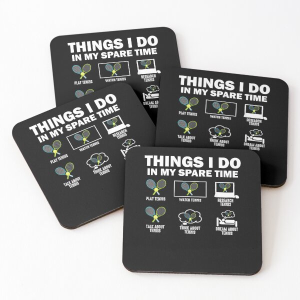 Item preview, Things I Do In My Spare Time Tennis designed and sold by MerchDeviant.