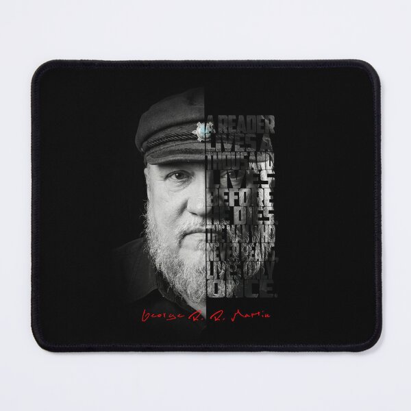 Item preview, George R.R. Martin Split Face Quote Poster designed and sold by Enea Kelo.