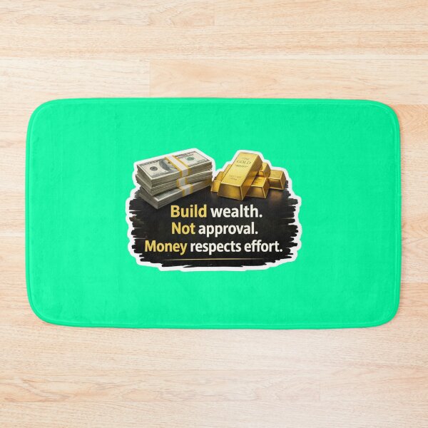 Item preview, Build Wealth Not Approval Money Respects Effort Sticker designed and sold by Scro-Ciob-Shop.