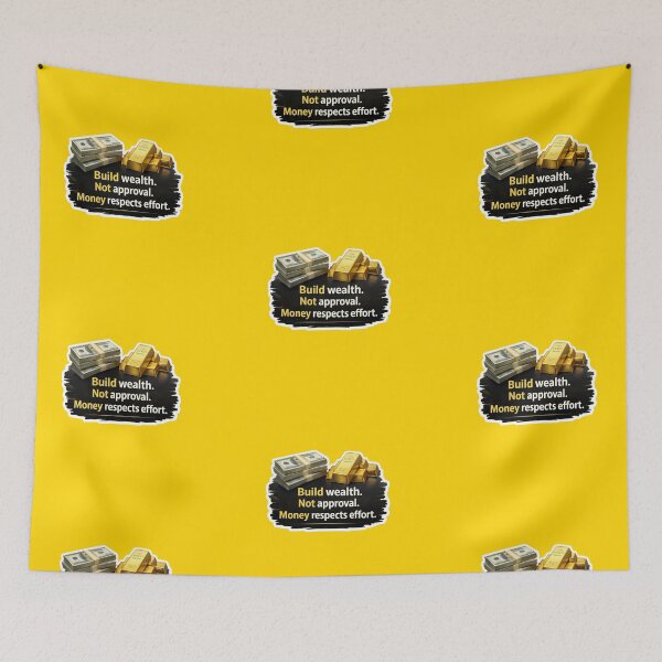 Item preview, Build Wealth Not Approval Money Respects Effort Sticker designed and sold by Scro-Ciob-Shop.