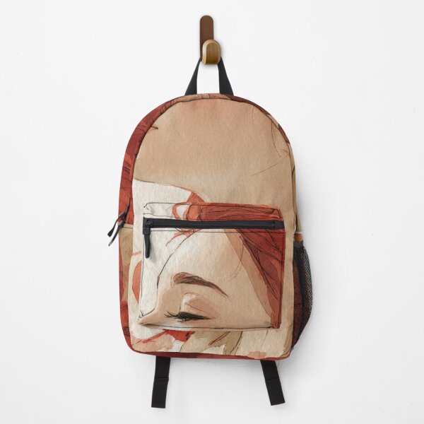 Item preview, Woman with flowing red hair in art designed and sold by anytka.