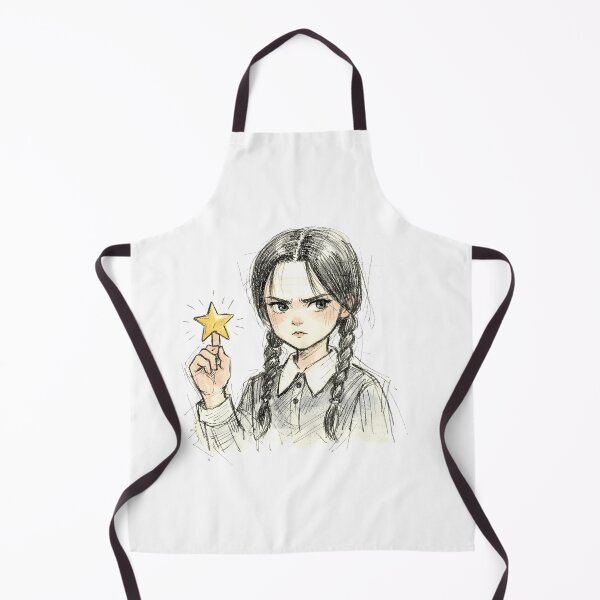 Item preview, GOTH GIRL WITH GOLD STAR designed and sold by LIS AND MELIVERSO.