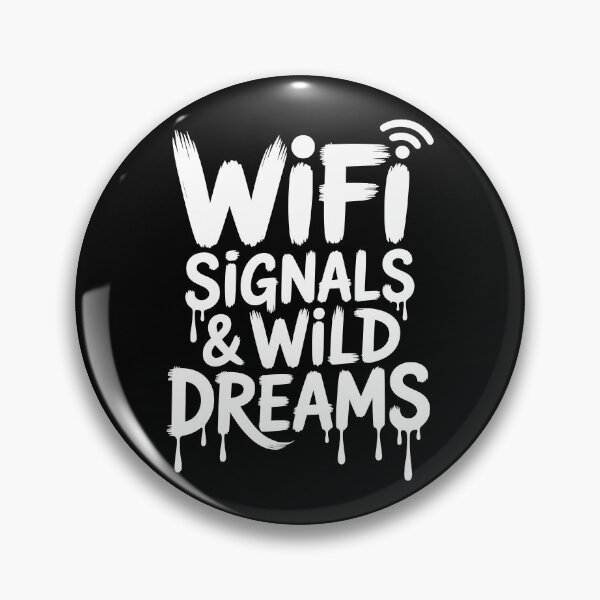 Item preview, WiFi Signals & Wild Dreams - Urban Graffiti Typography designed and sold by LockjowArt.