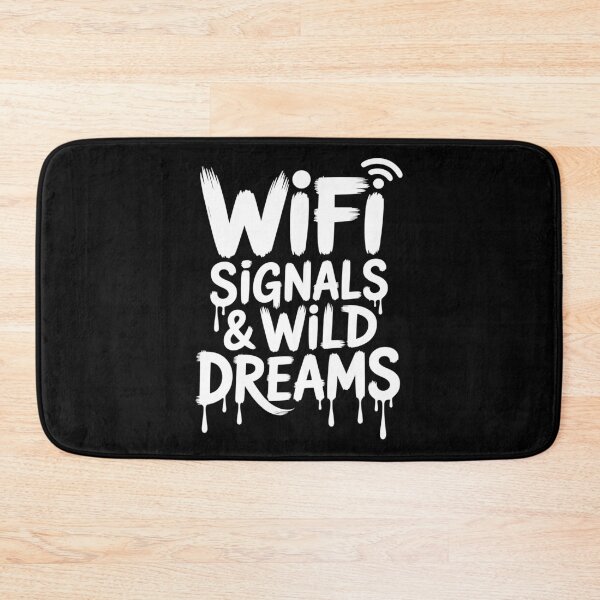 Item preview, WiFi Signals & Wild Dreams - Urban Graffiti Typography designed and sold by LockjowArt.
