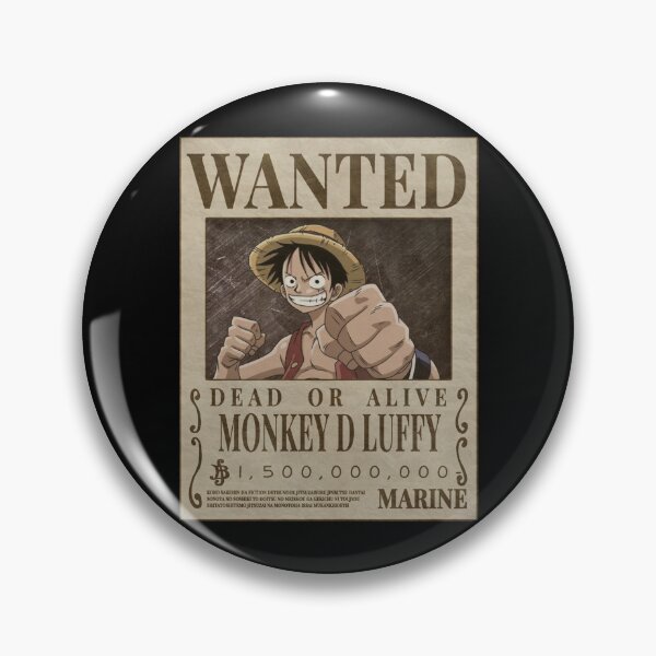 Item preview, Wanted Dead Or Alive Monkey D Luffy designed and sold by JTravisDesigns.