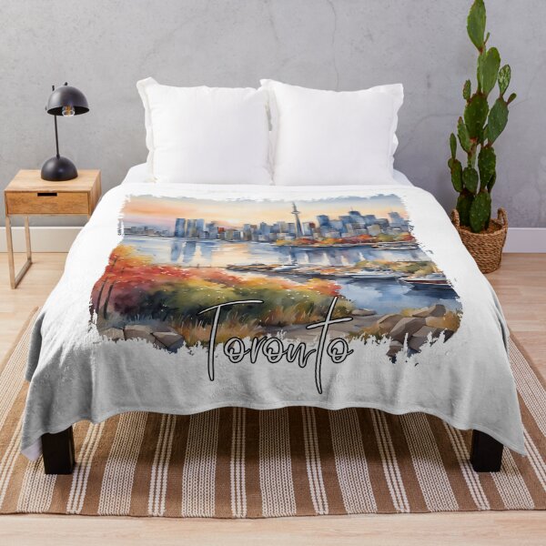 Artikelvorschau, Aquarell von Toronto, Kanada entworfen und verkauft von Dressyourflag.