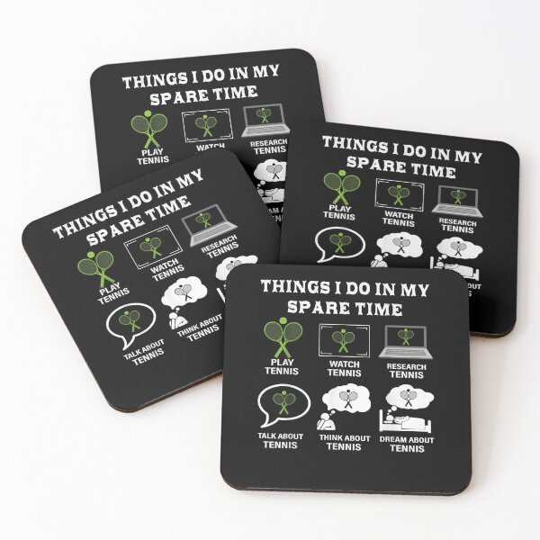 Item preview, Things I Do In My Spare Time Tennis Lover Men Women Gifts designed and sold by MerchDeviant.