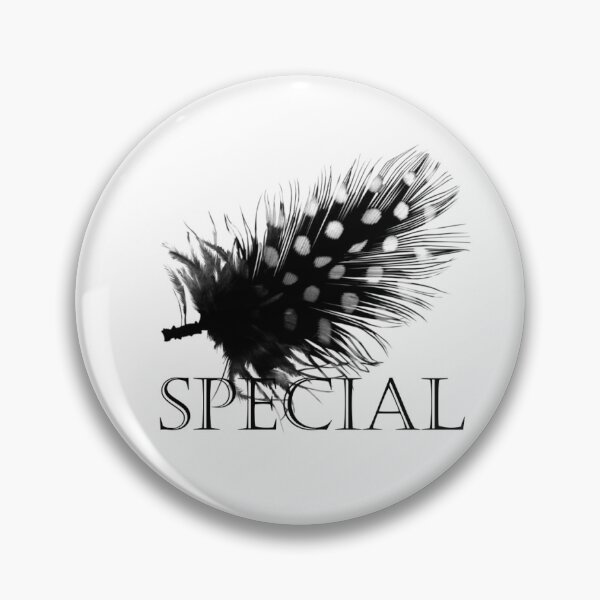 Item preview, Special - Single Black White Feather designed and sold by ABG Inspirational Art.