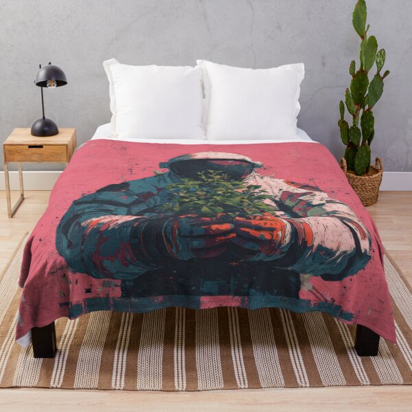 Item preview, Astronaut holds a plant in space designed and sold by anytka.