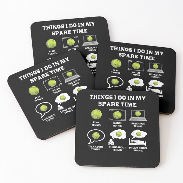 Item preview, Things I Do In My Spare Time Tennis Lover Funny Tennis designed and sold by MerchDeviant.