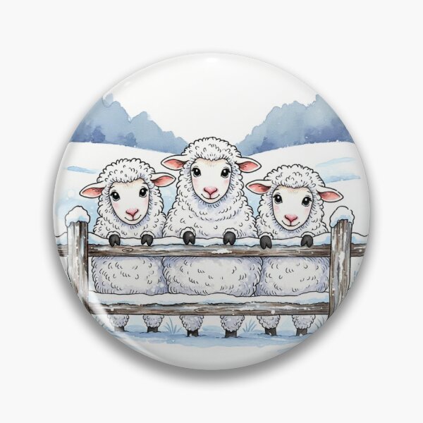 Item preview, Winter Sheep designed and sold by Lisa Bittinger.