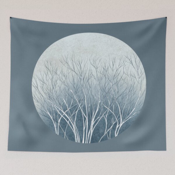 Item preview, Branches under the full moon light designed and sold by anytka.