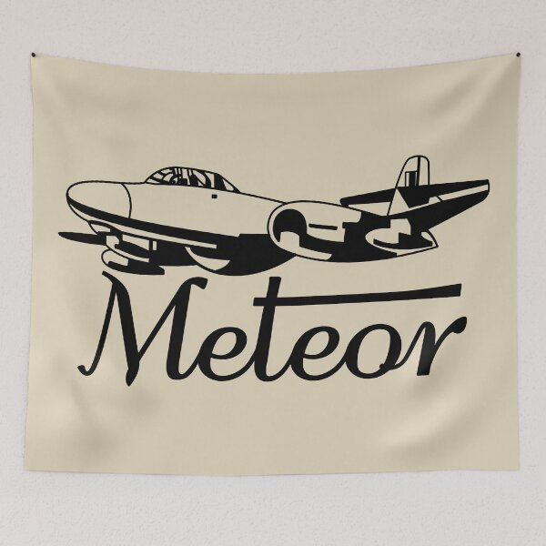 Item preview, Meteor Classic British Jet Fighter Plane Flying designed and sold by MilitaryMart.