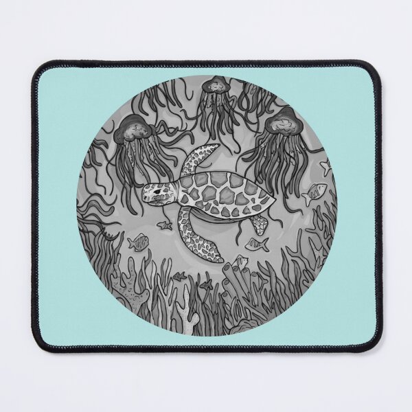 Item preview, Jelly and Shell (greyscale.) designed and sold by AHappyTurtle.