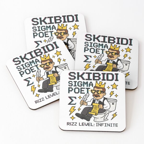 Item preview, Skibidi Sigma Poet Rizz Level Infinite Funny Meme Shirt designed and sold by AnnDesignStudio.