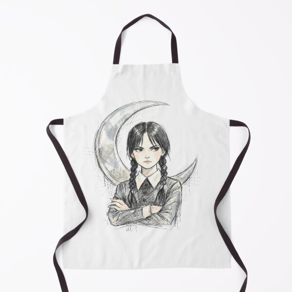 Item preview, GOTH GIRL WITH METAL CRESCENT MOON designed and sold by LIS AND MELIVERSO.