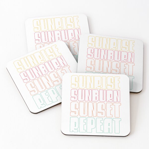 Item preview, Sunrise Sunburn Sunset Repeat designed and sold by Texas Southern Studio.