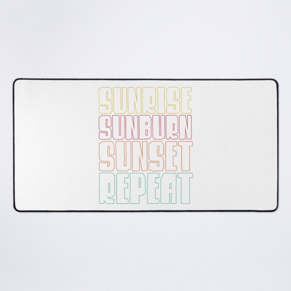 Item preview, Sunrise Sunburn Sunset Repeat designed and sold by Texas Southern Studio.