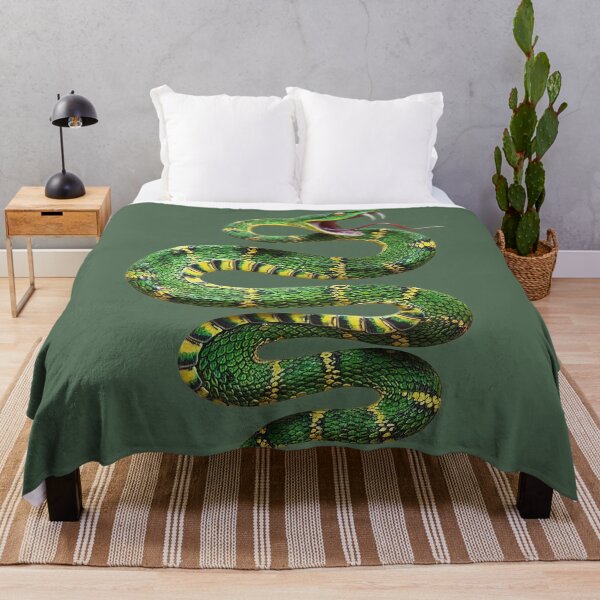Item preview, Green Venomous Snake designed and sold by MorningFive.