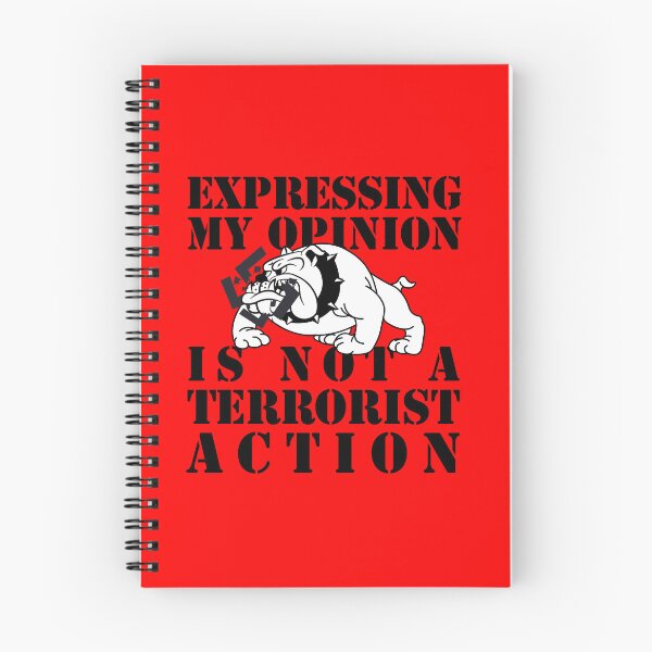 Item preview, expressing my opinion is not a terrorist action designed and sold by remerasnerdas.