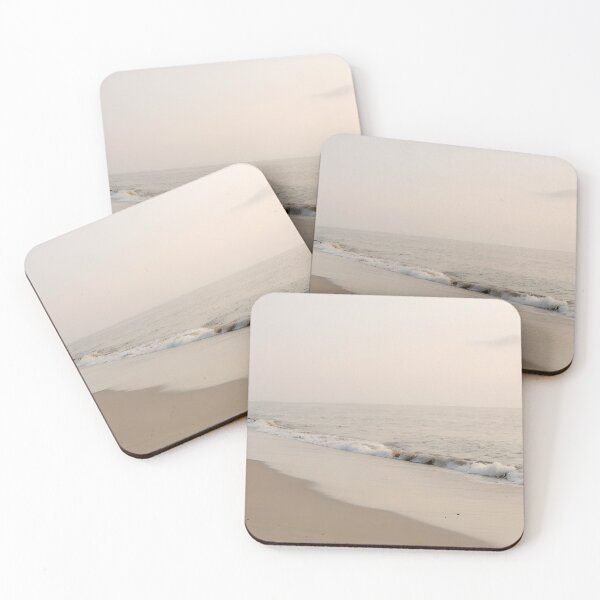 Item preview, Soft Shoreline Morning – Neutral Coastal Wall Art v2 designed and sold by AnimalAirtistry.