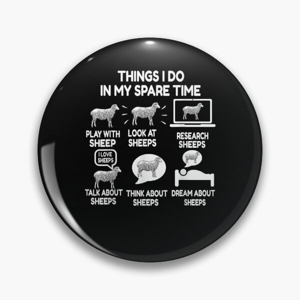 Item preview, Things I Do In My Spare Time Play With Sheep Funny Gift designed and sold by MerchDeviant.
