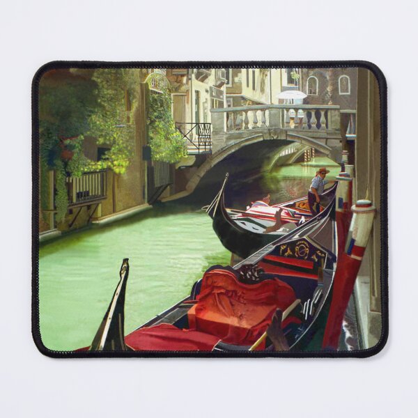 Item preview, Gondolas in a canal in Venice, Italy designed and sold by Michael Brewer.